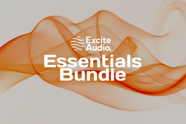 Excite Audio「Essentials Bundle」EDM、Lo-fi、Hip-hopなどジャンルを問わず、今っぽい音が“簡単”に“素早く”作れる!視覚でミックスを整え、サウンドに深みとクセを加え、直感的にトラックを完成させる、音楽制作者に本当に必要なツールだけを集めた本気のバンドル|DTMプラグインセール