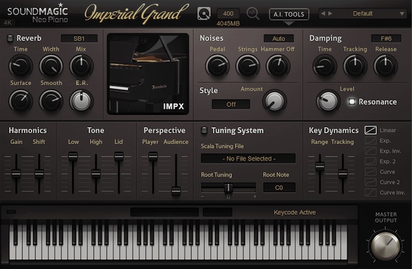 Sound Magic「Imperial Grand Bundle」音質、共鳴、ペダル挙動、倍音、マイク位置…すべてが細かく調整可能!作曲補助ループ、共鳴表現、AIツールを搭載し、3つのベーゼンドルファーを完全収録し、圧倒的な表現力とリアルさを実現したピアノ音源|DTMプラグインセール