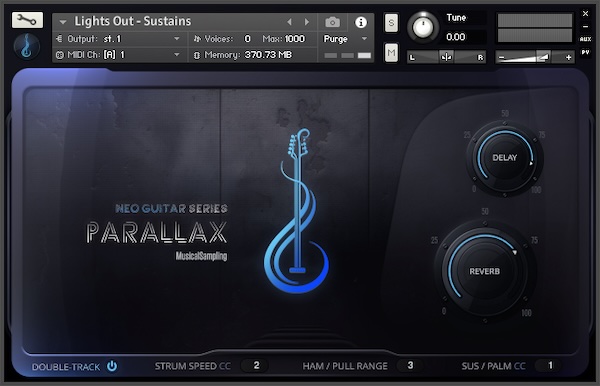 Musical Sampling「Neo Guitar Series - Parallax Guitar」ロックサウンドの要となるピック弾きギターを徹底サンプリング!最新のエンジンによる直感的な演奏コントロールと、完全なDIパッチも含む柔軟なサウンドメイキングを実現した理想のギターライブラリ|DTMプラグインセール