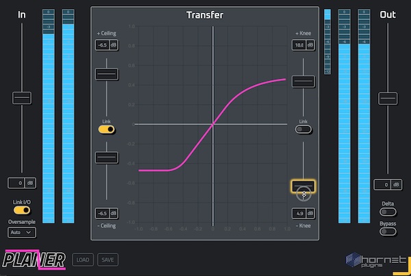 HoRNet Plugins「HoRNet Planer」音圧を上げても音質を損なわない！直感操作でプロ品質のクリッピング処理ができる、透明感と精密さを兼ね備えた高性能ソフトクリッパー｜DTMプラグインセール