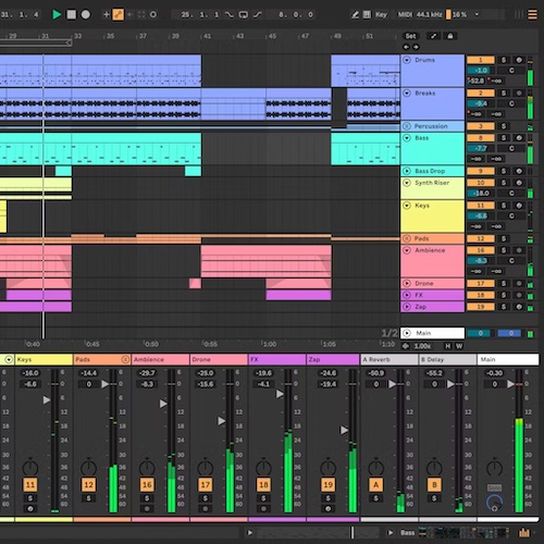 「Ableton Live 12」直感的なセッションビューを活用した音楽制作が可能な大人気DAW!あらゆる音楽ジャンルに対応する豊富なエフェクト、インストゥルメント、サウンド、クリエイティブツールを完備し、MIDIトランスフォーメーションによるパターンバリエーション作成からサウンドシミラリティ検索まで可能にする革新的音楽制作環境|DTMプラグインセール