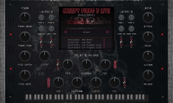 Electronik Sound Lab「Creepy Piano 3 Lite」不気味で切ない音色が心をつかむ無料ピアノ音源!ホラー系BGMやLo-Fiトラックを作りたい人必見の“怖くて美しい”サウンドスケープ|DTMプラグインセール