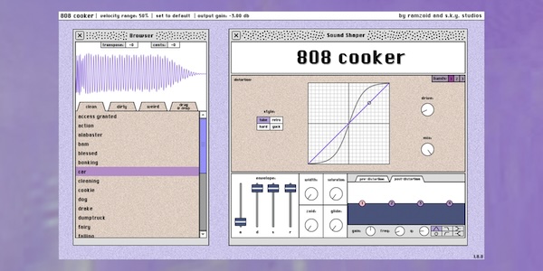 Ramzoid「808 Cooker」音が細い・埋もれる・鳴らない…そんな悩みをすべて解決!99の厳選プリセットで誰でも太くて抜ける理想の808が作れる、ジャンルを問わず使える808の決定版|DTMプラグインセール