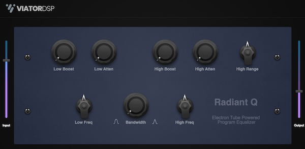 ViatorDSP「Radiant Q」プロが認めた“真空管サウンド”を誰でも簡単に扱える!ボーカル・楽器・マスタリングまで幅広く使える、音楽制作に欠かせないヴィンテージEQ|DTMプラグインセール
