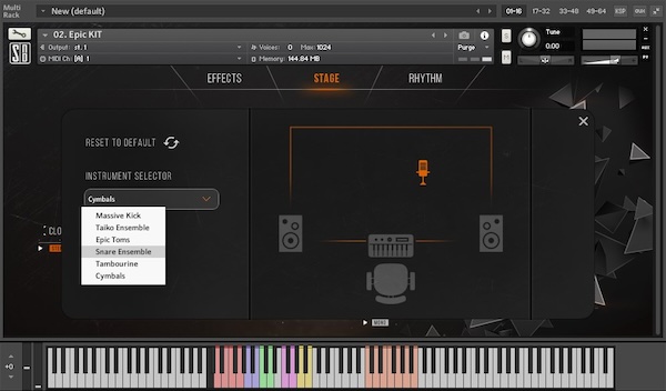 EVA Instruments「Percussion Elements 3」映画・ゲーム音楽の制作現場で即戦力!28のリズムループ、3つのマイクポジション、迫力調整ノブまで搭載したシネマティックドラム|DTMプラグインセール