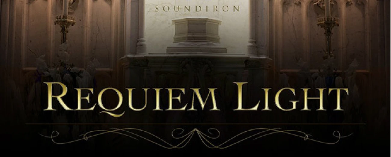 Soundiron「Requiem Light Symphonic Choir」軽量かつプロフェッショナルなシンフォニックコーラスライブラリ!トゥルーレガート、フレーズシーケンサー、119種のカスタムリバーブを搭載した、壮大なシネマティックスコアと映画トレーラー向けに設計された究極のコーラスライブラリ|DTMプラグインセール