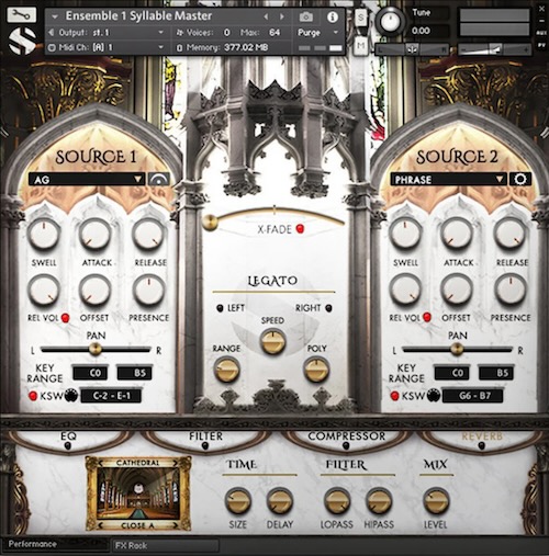 Soundiron「Requiem Light Symphonic Choir」軽量かつプロフェッショナルなシンフォニックコーラスライブラリ!トゥルーレガート、フレーズシーケンサー、119種のカスタムリバーブを搭載した、壮大なシネマティックスコアと映画トレーラー向けに設計された究極のコーラスライブラリ|DTMプラグインセール