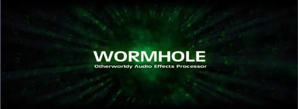 Zynaptiq「WORMHOLE」異次元のサウンドデザインを瞬時に実現!高度なピッチシフティングとスペクトル変形技術を駆使して、モンスターボイスやロボット音声、宇宙船の環境音、幻想的な音楽エフェクトまで、簡単・高音質につくれる革新的マルチエフェクト|DTMプラグインセール