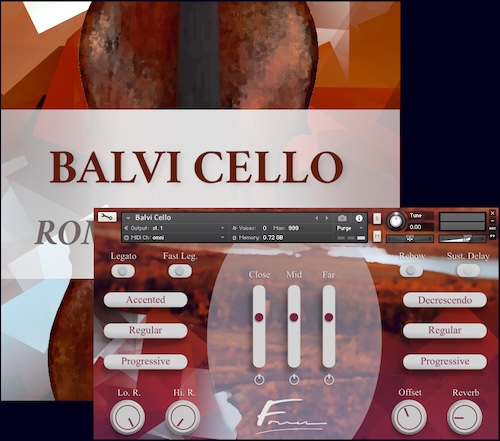 David Forner「Balvi Cello」フェージング効果とぼやけを防ぐ単一ダイナミックレイヤーを採用!ソロ楽器の自然な表現力と感情的な深みを実現する革新的チェロライブラリ|DTMプラグインセール