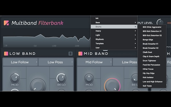 AIR Music Technology「Multiband Filterbank」音の輪郭がにじむ、パートがぶつかる、ダイナミクスが出ない…をすべて解決!細かい設定なしで音に動きと深みを与える、フィルターを超えて“楽器”として使える驚異のプラグイン|DTMプラグインセール