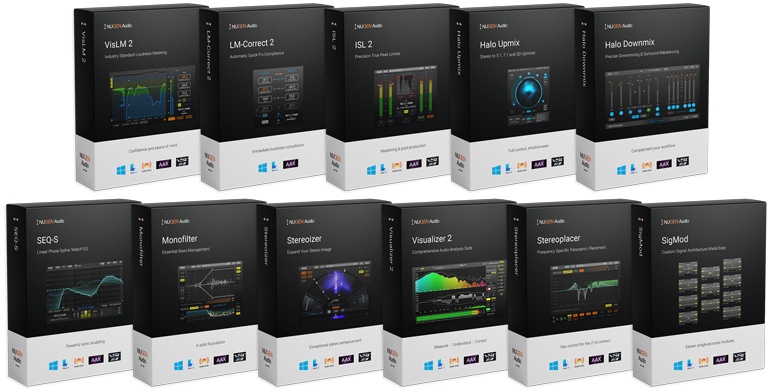 NUGEN Audio「NUGEN Post Bundle」ポストプロダクションに必要なすべてのツールを一つに!Dolby Atmos対応、ラウドネス補正、EQモーフィング…今の時代に求められる音声処理の“全部入り”バンドル|DTMプラグインセール
