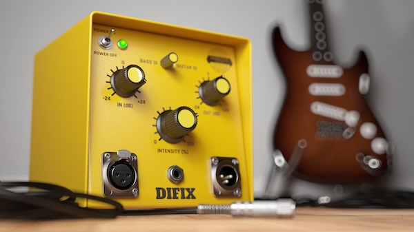 United Plugins「DIFIX」過去の録音データも救済可能!簡単操作でギターかベースを選択し、インプット信号の改善度を調整するだけで、直接録音の音質問題を完全解決する革新的オーディオ修復ツール|DTMプラグインセール