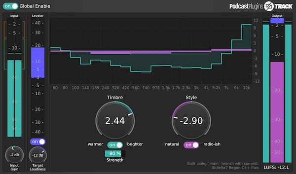 trummerschlunk「PodcastPlugins」録ったままの音が“聴ける音”に変わる!知識がなくてもTRACKとMASTERの組み合わせにより、自動で音量調整・周波数補正・音圧処理まで完了するプラグイン|DTMプラグインセール