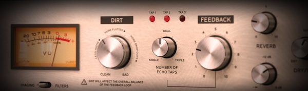 Softube「Tape Echoes」エルビスからレディオヘッドまでが愛したビンテージテープエコー!アナログテープディレイヘッドの音、動作、タイミングの忠実なエミュレーションとフィードバック機能による自然なアナログエフェクト|DTMプラグインセール