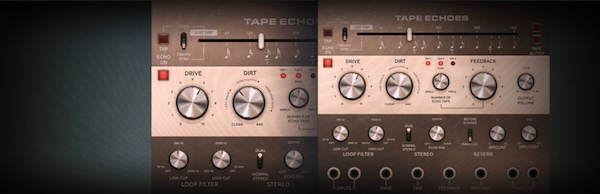 Softube「Tape Echoes」エルビスからレディオヘッドまでが愛したビンテージテープエコー!アナログテープディレイヘッドの音、動作、タイミングの忠実なエミュレーションとフィードバック機能による自然なアナログエフェクト|DTMプラグインセール