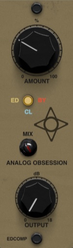 Analog Obsession「EDComp」ボーカルの明瞭感と存在感を劇的にアップ!エンファシス&ディエンファシスで繊細な音圧コントロールができる革新的コンプレッサー|DTMプラグインセール