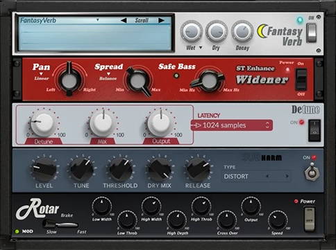 Gospel Musicians「iFX Digital Effects Rack」94の即戦力プリセットとエフェクト27種で音作りが瞬時に完結!音に厚みや空気感を与えるリバーブ・EQ・アンプシミュなどをすべて内蔵し、ジャンルを問わず使える万能ツール|DTMプラグインセール