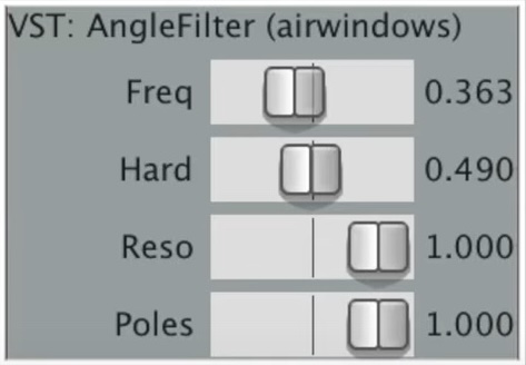 Airwindows「AngleFilter」低域で唸り、高域で吠える!通常のフィルターでは得られない過激な位相変化と独自ウェーブシェイパーで音作りの幅が一気に広がる変態系フィルター|DTMプラグインセール