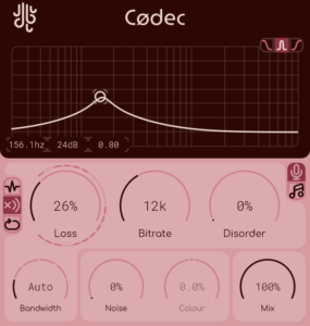 Lese「Codec」音楽に“ノイズ”を加えるのではなく、“音楽そのものをノイズ化”!パケットロス、ノイズ注入、音のシャッフルまで自在に操る新時代のサウンドデザインツール|DTMプラグインセール