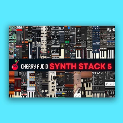 Cherry Audio「Synth Stack 5」ヴィンテージからモダンまで29種類のシンセ音源を完全収録!10,000以上のプリセット、Gig Performer同梱、モジュラー対応の最強シンセバンドル|DTMプラグインセール