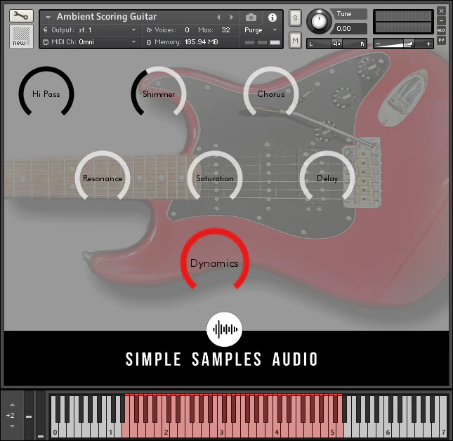 Simple Samples Audio「Ambient Scoring Bundle」リアルなベース・浮遊感あるギター・進化するパッドをひとつに!空気のように溶け込む音を直感で操れる、静寂・緊張・浮遊感…情景を音で描き出す音源バンドル|DTMプラグインセール