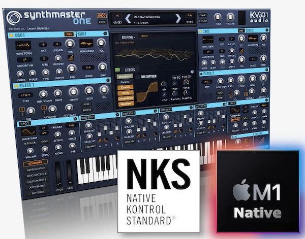 KV331 Audio「SynthMaster One」複雑なシンセは使いこなせない…と諦めていた人へ!ウェーブテーブルシンセ初心者から上級者まで、"見ただけで操作がわかる"インターフェースが音楽制作の敷居を劇的に下げるシンセサイザー|DTMプラグインセール