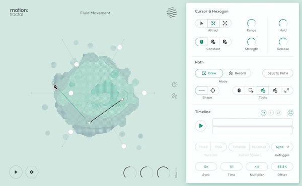 Excite Audio「Motion: Fractal」XYパッドを超えた進化形コントローラーの衝撃!時間を引き伸ばし、音を散乱させ、リズムを注入する、『音の時空間操作』が実現する強力なグラニュラープラグイン|DTMプラグインセール