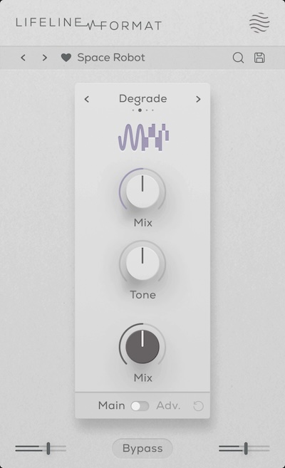 Excite Audio「Lifeline Format」Lo-Fi、チップチューン、アンビエントに最適!粗く、歪んで、ざらつかせる…音を意図的に“壊す”ことで魅力を引き出すビットクラッシャー|DTMプラグインセール