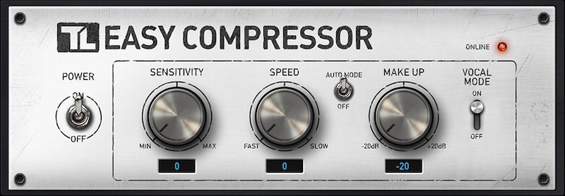 ToneLib「TL EasyComp」たった3つのノブでプロ並みの音質に仕上がる！ボーカル強調・視覚フィードバック・低負荷動作のすべてが揃った即戦力コンプレッサー｜DTMプラグインセール