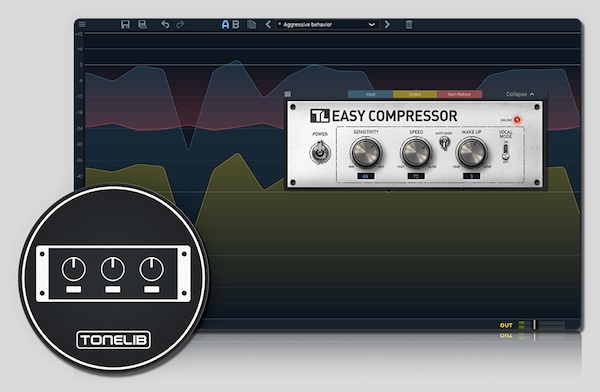 ToneLib「TL EasyComp」たった3つのノブでプロ並みの音質に仕上がる！ボーカル強調・視覚フィードバック・低負荷動作のすべてが揃った即戦力コンプレッサー｜DTMプラグインセール