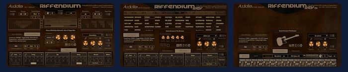 Audiofier「Riffendium 1」ギターが弾けなくても本物の演奏を作品に使える!ループ素材の概念を覆す、44種のエレキギターパフォーマンスを自由にアレンジできるKontakt専用ギター音源|DTMプラグインセール