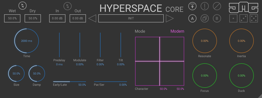 United Plugins「HyperspaceCore」単なる空間演出を超えた“サウンドスケープ”の世界へ!音に深みと立体感を加える最強の無料リバーブ|DTMプラグインセール