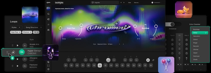 UJAM「Beatmaker 3 Bundle」ビートメイク初心者でもプロのようなサウンドがすぐに完成!トラップ・ローファイ・ポップ・EDMなど全15ジャンルをカバーする最強ドラム音源バンドル|DTMプラグインセール