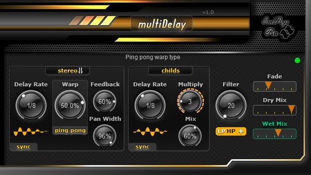SaschArt「MultiDelayFree」リズム・空間・音色まで操れる、無料とは思えない完成度!複雑な残響・緻密なリズム・立体的な音像を簡単に作れる多機能ディレイプラグイン|DTMプラグインセール