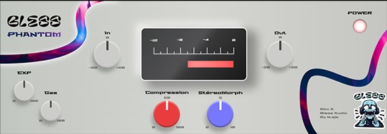 Bless Audio「Phantom Compressor」ボーカル・ドラム・マスタリングすべてに効く革新的コンプレッサー!自然で音楽的な圧縮処理ができる万能プラグイン|DTMプラグインセール