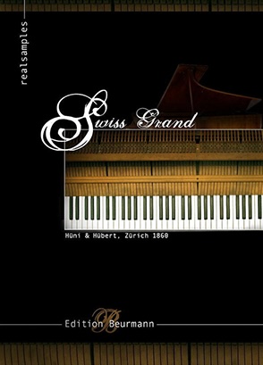 realsamples「Swiss Grand – Edition Beurmann」1860年製のスイス製グランドピアノを3,400以上のサンプルで緻密に再現!重厚な低音と温かみのある響きが魅力のバーチャルピアノ音源|DTMプラグインセール