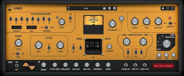 AudioThing「Lines」フィードバックパッチングで生まれる液体リズムと脈動ベース!複雑系エフェクトプロセッサーとフィードバックシンセサイザーを融合した革新的プラグイン|DTMプラグインセール