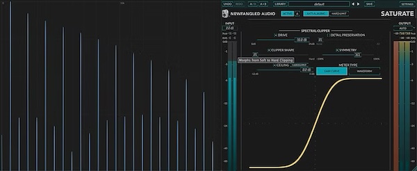 Newfangled Audio「Saturate」低域に埋もれがちな中高域の細部まで鮮明に再現する画期的サチュレーター!周波数帯域ごとに独立したサイン波処理で実現する、従来の"チューブ感"や"モコモコ感"を排除した高品質オーバードライブサウンド|DTMプラグインセール