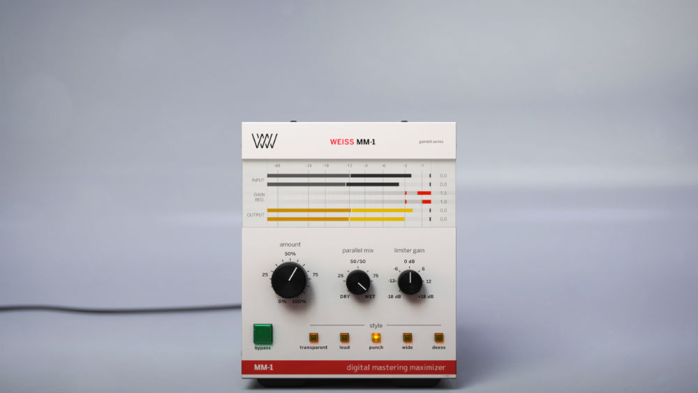 Softube「Weiss MM-1」絶対に音が悪くならないリミッター!革新的なアルゴリズムが生み出す、透明感からパンチ力まで自在にコントロールできる次世代マスタリングプラグイン|DTMプラグインセール