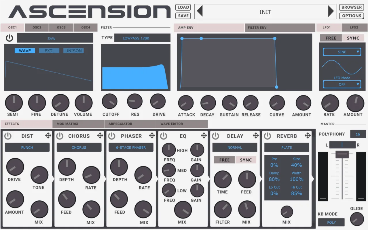 Cubic Audio「Ascension Synth + Analog Classics Expansion」3400のMIDIループと1300超のプリセット搭載!レトロサウンドと最新テクノロジーが融合した万能シンセ音源バンドル|DTMプラグインセール