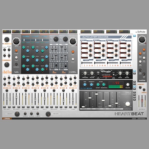 Softube「Heartbeat」予測不可能なビート制作を可能にする画期的システム!インスピレーションとインタラクションを重視した新世代ドラムシンセ|DTMプラグインセール