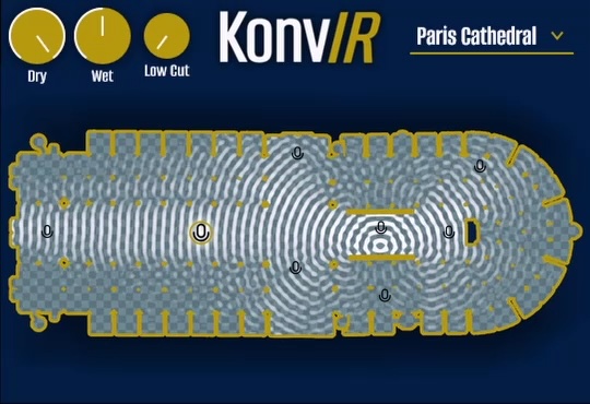 LongTailAudio「KonvIR Lite」ボーカルもドラムも“空間に置くだけ”!大聖堂の響きを再現した、ミックスの質を上げる無料シミュレーション・リバーブ|DTMプラグインセール