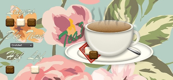 CompanionFlowers「Time For Tea?」日常にあるモノを楽器に変えるという発想が生んだ奇跡!ヴィオラの弓で擦った金属音が空間系サウンドに化ける、唯一無二の無料パッド音源|DTMプラグインセール
