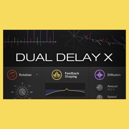 UVI「Dual Delay X」クリーン・ディレイからハイ・キャラクター・エフェクトまで自在に創造!クリーン・クラシック・ピンポンからデジタル・ローファイ・ラッシュ・アナログ・ウォームスまで、驚くほど広範囲な高品質・革新的サウンドを明確・直感的インターフェースで操る、パワフルかつ使用感抜群の空間系ディレイ・プラグイン|DTMプラグインセール