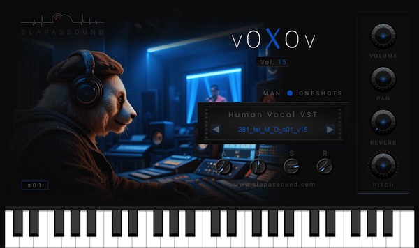SlapAsSound「VOXOV BUNDLE Chill - FREE」録音不要・設定不要・表情豊かな“声”がDAWにすぐ使える!80種類以上のリアルな人間ボイスを収録した無料ボーカルVST|DTMプラグインセール
