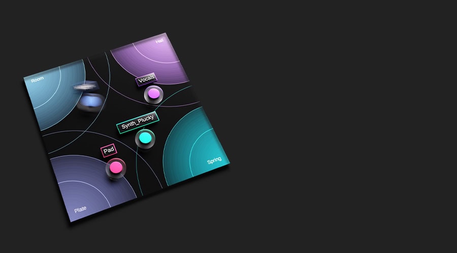 sonible「smart:reverb 2」進化した音源適応型リバーブ!AI分析でソース素材に最適化されたリバーブを自動生成し、複数トラック間でリアルタイム連携する次世代空間系プラグイン|DTMプラグインセール
