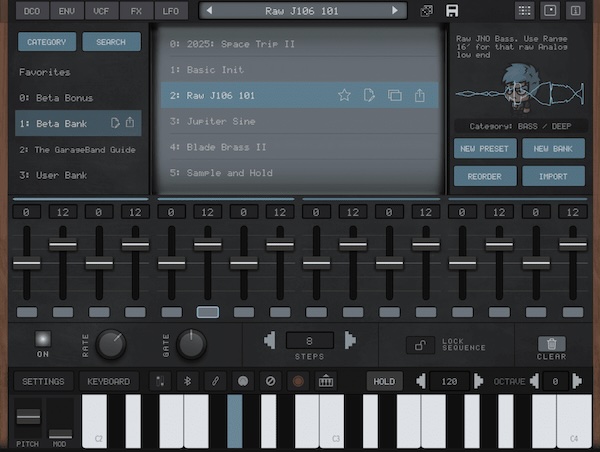 AudioKit「Synth One J6」iPhone・iPadでプロ級の音作りが楽しめる!JunoやJupiterにインスパイアされた“完全オリジナル”の音源アプリ|DTMプラグインセール