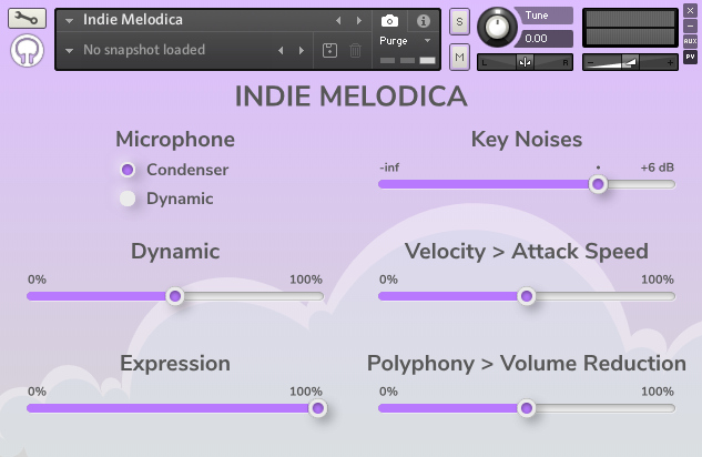 Orange Tree Samples「Indie Melodica」鍵盤ハーモニカの素朴で温かい音を、KONTAKT上でリアルに再現!インディー音楽、映画音楽、フォークにぴったりの柔らかな音色のメロディカ音源|DTMプラグインセール
