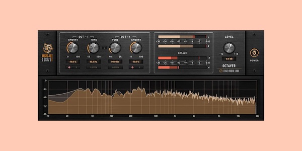 Fuse Audio Labs「OCELOT Octaver」従来オクターブエフェクトの常識を覆す!ゼロレイテンシー、最小CPU負荷でキックに深いパンチ、ベースに追加グロウル、くすんだシンセラインにディテールを加えるデュアルエンジン・オクターバー|DTMプラグインセール