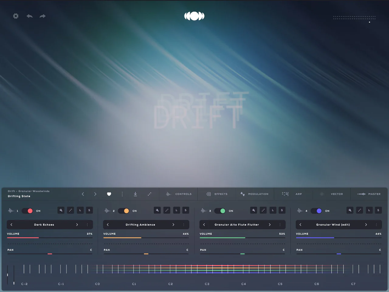 Sonora Cinematic「Drift Free Soundbox Expansion Pack」映画・アンビエント・実験音楽まで幅広く対応!幻想的なパッドと木管の息づかいが、楽曲に“空気感”を加える、無料で手に入るとは思えないほど完成度が高いシネマティック音源|DTMプラグインセール